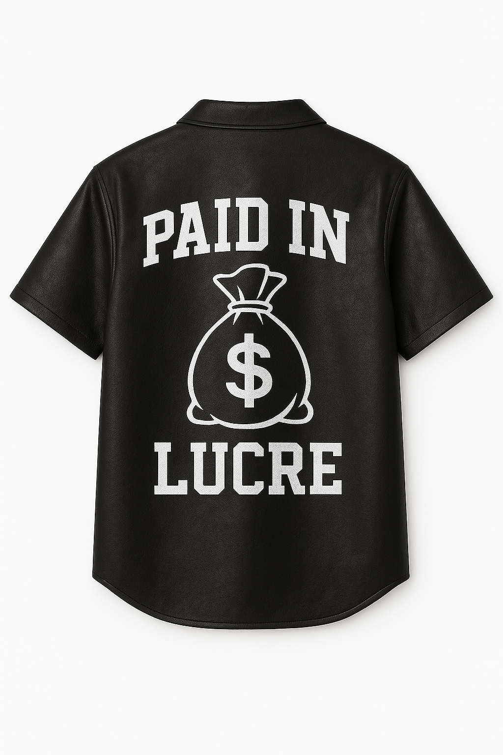 Paid In Lucre Leather Top