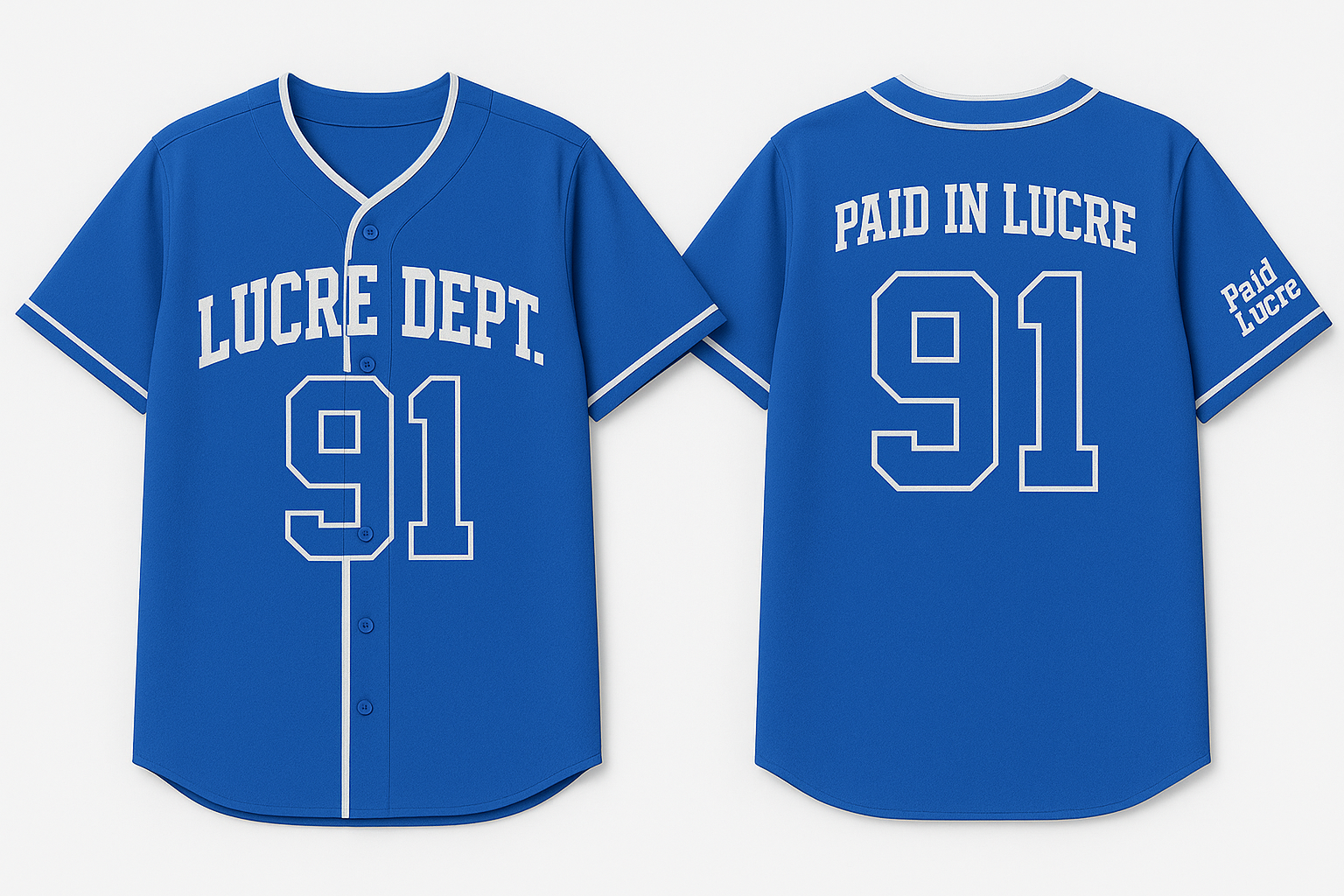 Lucre Dept. Paid In Lucre Jersey Set